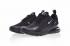 Sepatu Olahraga Lari Nike Air Max 270 All Black Noire AH8050-202