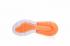 Sepatu Atletik Total Nike Air Max 270 All White Orange AH8050-118