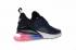 Nike Air Max 270 黑色藍色標誌白色粉紅色多色 AH8050-028
