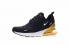 Sepatu Atletik Nike Air Max 270 Black Metalic Gold White AH8060-019