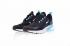 รองเท้าผ้าใบ Nike Air Max 270 Black White Light Blue AH8050-013