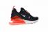 Nike Air Max 270 Flyknit สีดำสีแดงรองเท้าวิ่งรองเท้าผ้าใบรองเท้า AH8060-016
