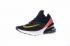 Nike Air Max 270 Flyknit Black Red Yellow Sportovní boty AH6803-003
