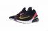Nike Air Max 270 Flyknit Noir Rouge Jaune Chaussures de sport AH6803-003