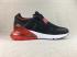 Nike Air Max 270 Flyknit Trainers Black Red White Unisex Běžecké boty 844134-006