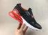 tênis Nike Air Max 270 Flyknit preto vermelho branco unissex tênis de corrida 844134-006