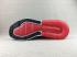tênis Nike Air Max 270 Flyknit preto vermelho branco unissex tênis de corrida 844134-006