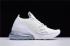 Nike Air Max 270 Flyknit Triple White White Pure Platinum AO1023 102