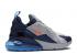 Nike Air Max 270 Gs Kurt Gri Fotoğraf Mavi Gece Yarısı Lacivert 943345-015,ayakkabı,spor ayakkabı