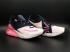 Nike Air Max 270 Mesh Breathe Chaussures de course Noir Rose Blanc