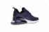 Nike Air Max 270 Navy Blue White Athletic Shoes AH8050-410