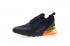 Buty Sportowe Nike Air Max 270 Pomarańczowe Total Czarne AH8050-008