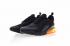 Nike Air Max 270 Orange Total Noir Chaussures de sport AH8050-008
