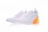 Nike Air Max 270 Orange Weiß Total Athletic Schuhe AH8050-102