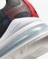 Nike Air Max 270 React Preto Branco Hyper Royal Sapatos CZ7344-001