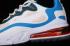 Nike Air Max 270 React Cream Bianche Royal Blu Verde DA2400-800