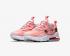Nike Air Max 270 React GG Coral rózsaszín ezüst női futócipőt CQ5420-611