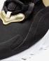 Nike Air Max 270 React GS Zwart Metallic Goud Ster Wit BQ0103-018