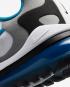 Nike Air Max 270 React GS Bianco Laser Blu Lupo Grigio Nero BQ0103-106