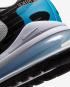 Nike Air Max 270 React Summit לבן שחור לייזר כחול ברזל אפור DA4303-100