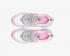 Nike Air Max 270 React Wit Licht Rookgrijs Metallic Zilver Roze BQ0103-104