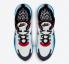 Nike Air Max 270 React Blanc Photo Bleu-Université Rouge Chaussures DA2400-100