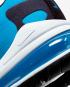 Nike Air Max 270 React Bianche Photo Blu-Università Rosse DA2400-100
