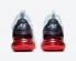 Nike Air Max 270 USA Białe Czarne Czerwone Buty Do Biegania DJ5172-100