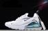 Scarpe da corsa Nike Air Max 270 Bianche Lago Blu AR0499-104