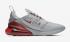 Nike Air Max 270 Wolf Grey University Red Ember Glow Cool Sort Hvid AH8050-018