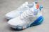 Nike Max 270 塗鴉白色天藍色男女通用鞋 AO8050-012
