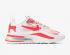 Nike Womens Air Max 270 React SE Bubble Wrap สีขาว Barely Rose Track Red BV3387-100