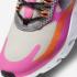 Nike Womens Air Max 270 React SE White Orange Pink Black CT1834-100