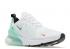 Nike para mujer Air Max 270 White Mint Foam Washed Metallic Teal Silver DQ7652-100