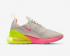 Nike Air Max 270 Neon Tan Volt Pembe Bayan Koşu Ayakkabısı AH6789-005 .