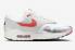 Nike Air Max 1 Hot Sauce Chili Pepper Chile Red Metallic Silver Neutral Grey HF7746-100