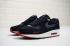 Nike Air Max 1 Premium Bred University Oil สีดำ สีเทา สีแดง 875844-007