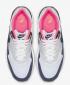 Nike Air Max 1 Premium Weiß Pure Platinum Racer Pink Midnight Navy 319986-116