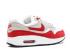 Nike Air Max 1 Qs Gs Day 大學灰色中性黑色白色紅色 827657-101