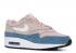 Nike Womens Air Max 1 Celestial Teal Particle Black Beige White 319986-405