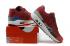 Nike Air Max 1 Master 30th Anniversary Zapatos Estilo de vida Hombre Vino Rojo Blanco