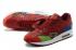 Sepatu Nike Air Max 1 Master 30th Anniversary Gaya Hidup Pria Anggur Merah Putih