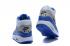 Nike Air Max 1 中白色淺灰色寶藍色男士跑步鞋生活方式鞋 685192-004