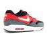 Nike Air Max 1 Essential Black Action Red White 537383-602