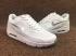 Nike Air Max 1 Ultra 2.0 Essential Blanco Plata Hombres Zapatos 875695-103