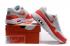 Nike Air Max 1 Ultra Essential Grigio Rosso Bianco Scarpe da corsa da uomo OG 819476-006