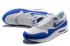 Nike Air Max 1 Ultra Essential White Blue AM1 Running Shoes DS 819476-114
