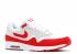 W Nike Air Max 1 Ultra 2.0 Le Air Max Day Unversity Wit Rood 908489-101