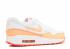 Dame Air Max 1 Essential White Sunset Hot Lava Glow 599820-114