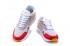 Nike Air Max 1 Ultra Flyknit Scarpe da corsa da uomo Rosso Grigio Bianco Arancione 843384-012